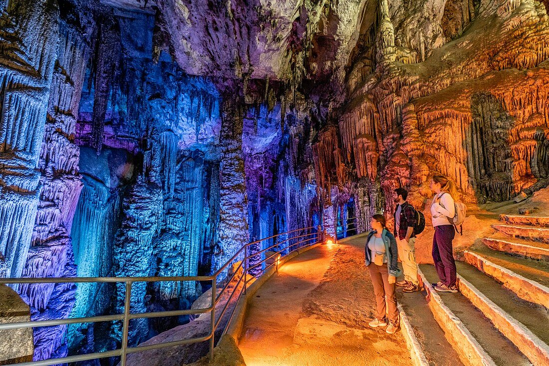Cuevas de Arta (Tropfsteinhöhlensystem), Capdepera, Mallorca, Balearen, Spanien