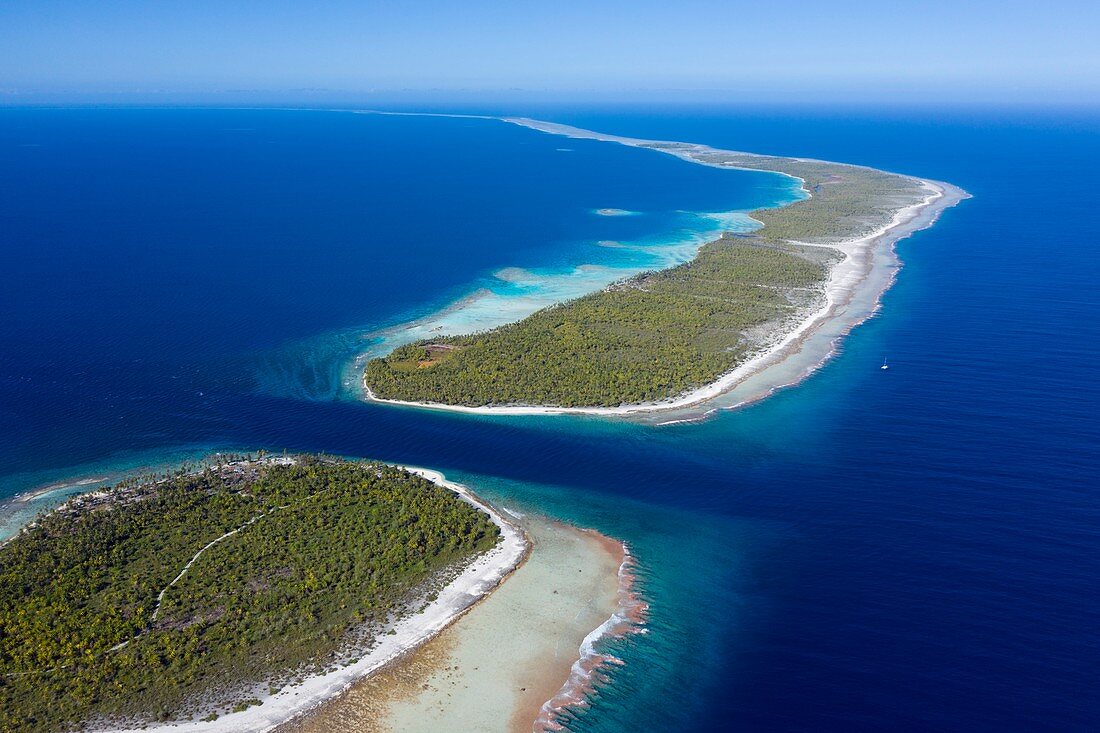 Almonu-Pass des Apataki-Atolls, Tuamotu-Archipel, Französisch-Polynesien