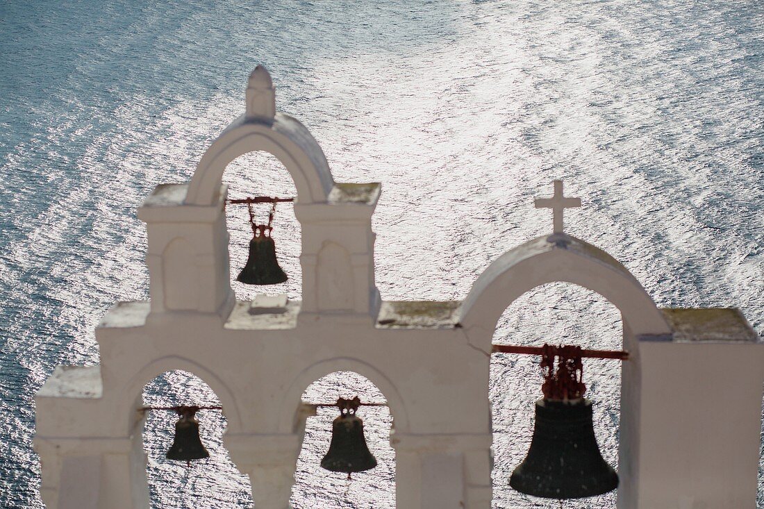 Kirche in Oia, Santorini, Griechenland