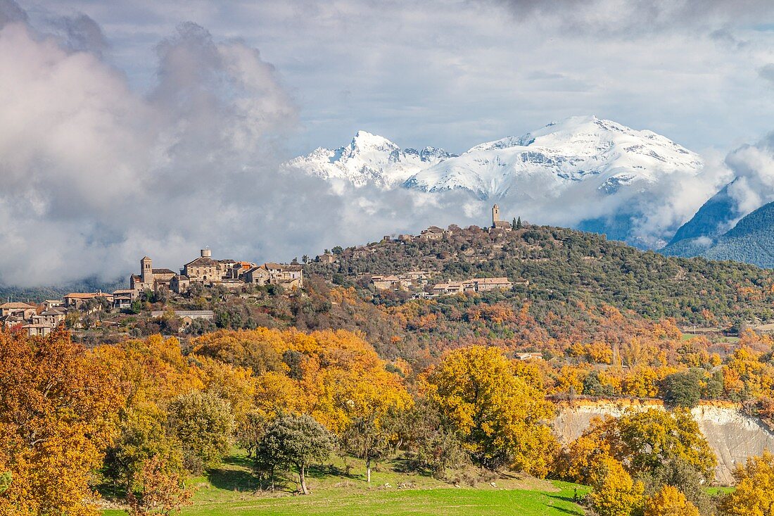 Latorrecilla village in the Natural Park of Sierra de Guara, Huesca, Spain