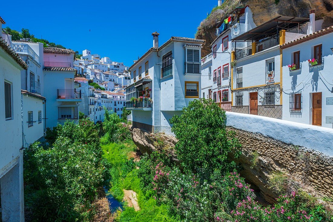 Setenil de las Bodegas, Andalusien, Spanien, Europa