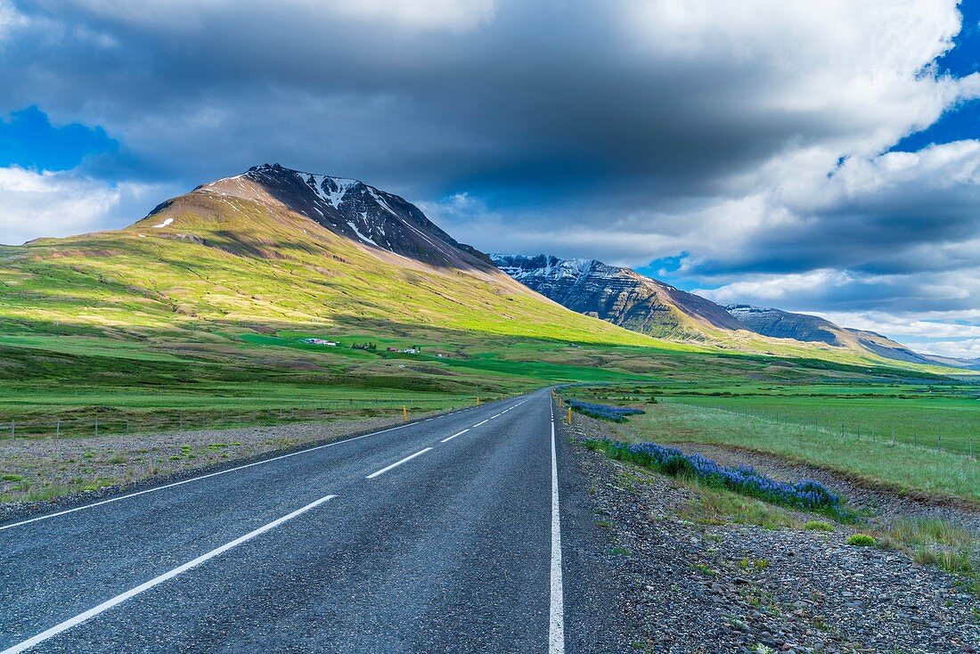 Icelandic landscape along Road 95, Eastern Region, Iceland