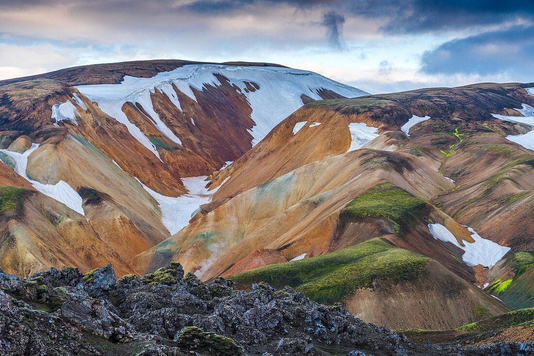 Landmannalaugar, Naturschutzgebiet Fjallabak, Isländisches Hochland, südliche Region, Island
