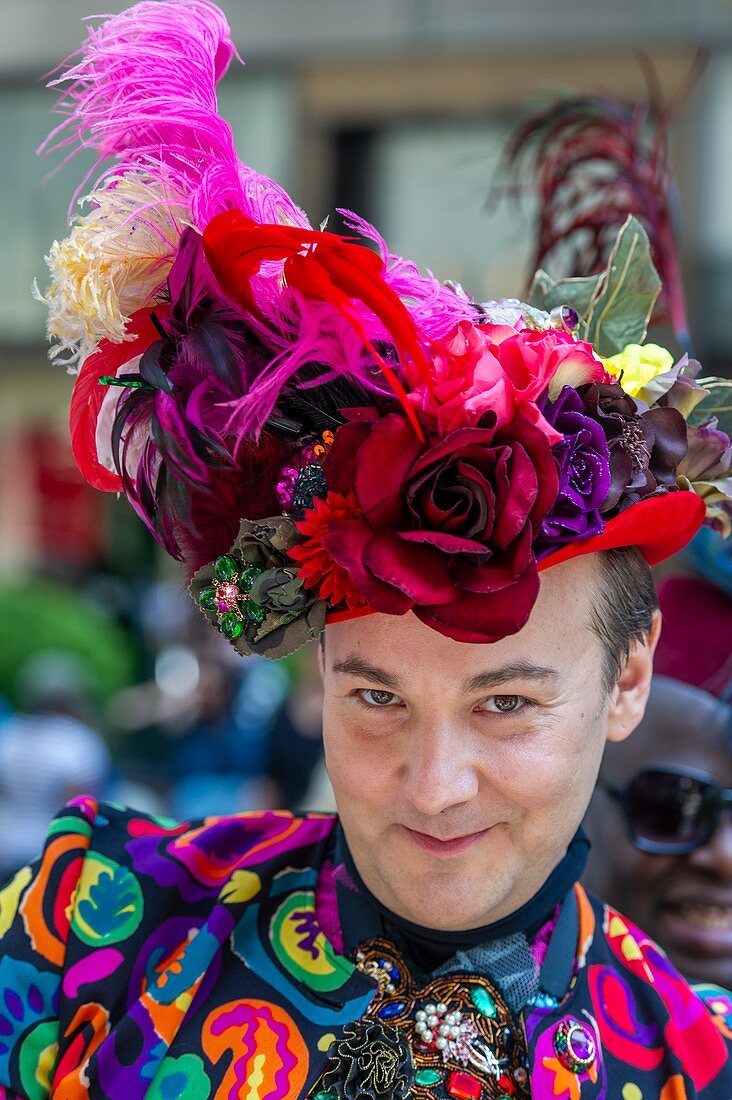 New York. Manhattan. Easter Parade at 5th Avenue