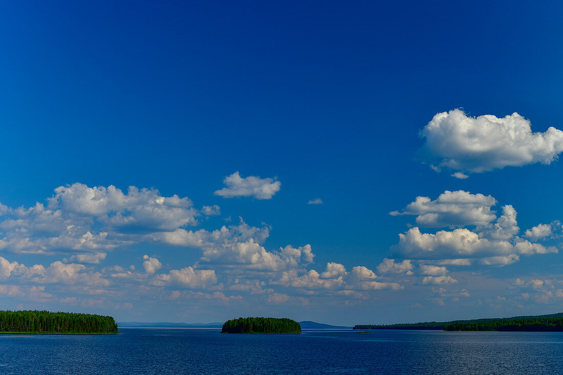 A summer day at Lake Siljan, near Sollerön, Dalarna province, Sweden