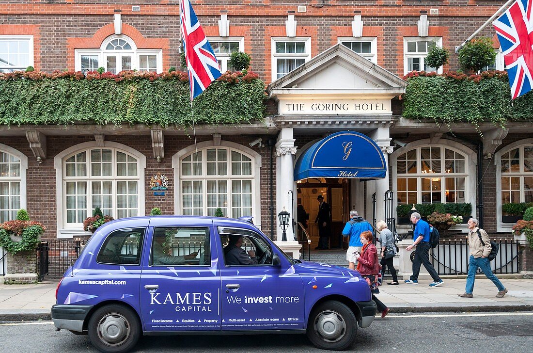 United Kingdom, London, The Goring Hotel, one of two adresses in town accredit for Royal family