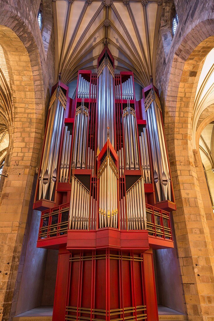 Vereinigtes Königreich, Schottland, Edinburgh, Weltkulturerbe, Orgel der St. Giles-Kathedrale aus dem 12. Jahrhundert