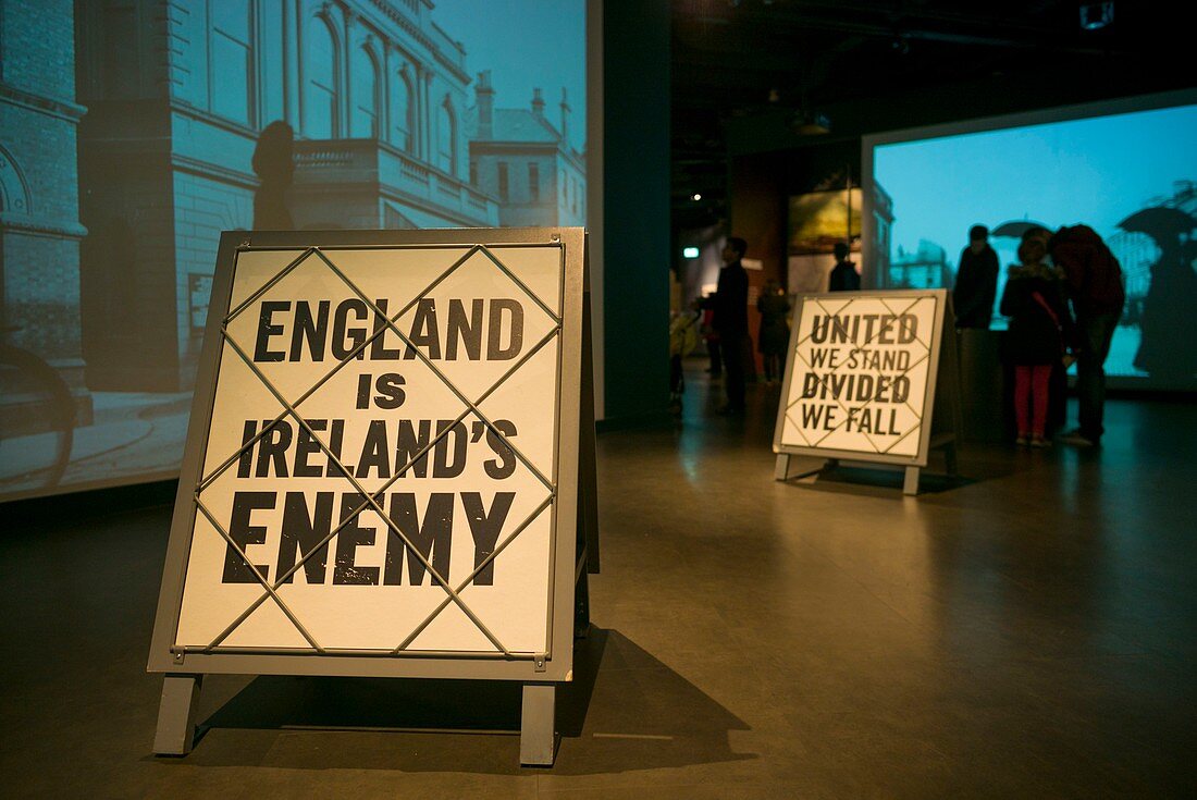 United Kingdom, Northern Ireland, Belfast, Belfast Docklands, Titanic Belfast Museum, interior