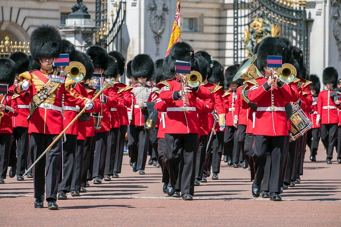 Vereinigtes Königreich, London, Buckingham Palace, Wachablösung