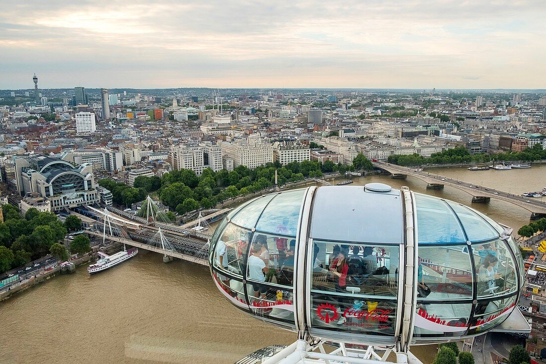United Kingdom, London, London Eye Booth
