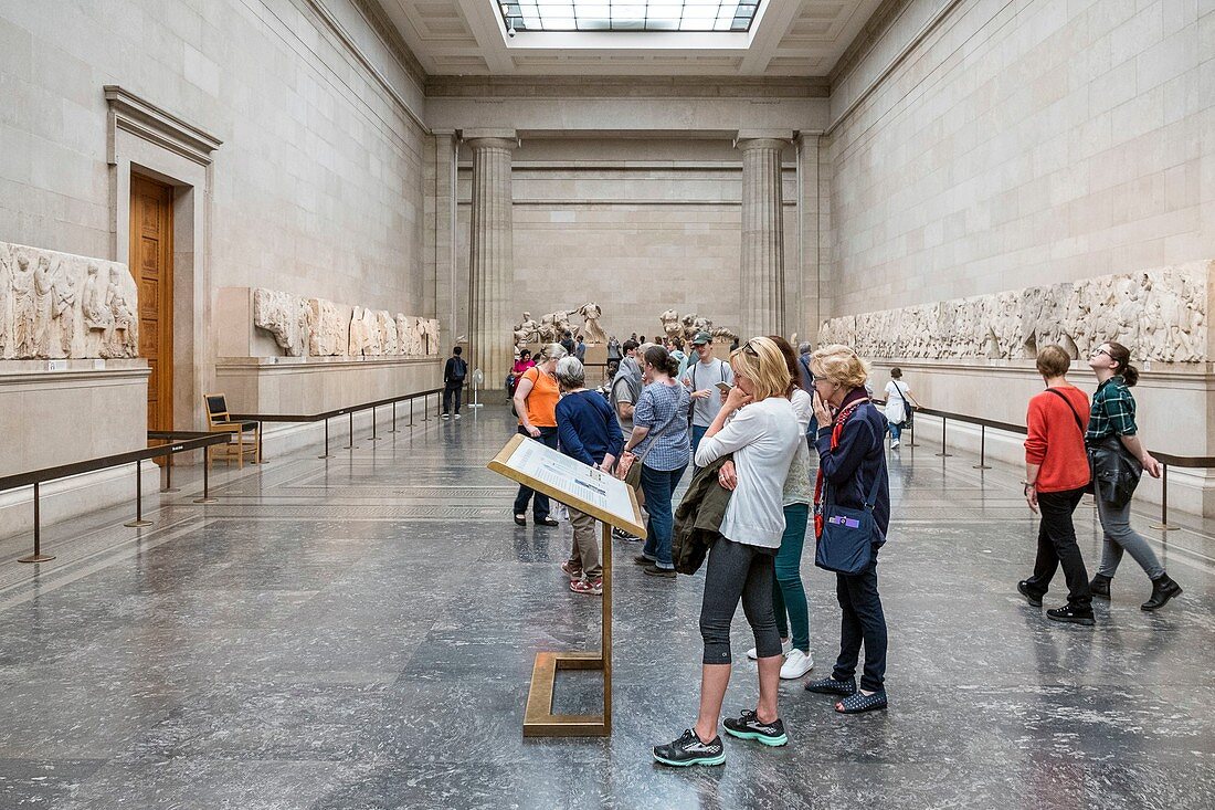 Vereinigtes Königreich, London, Stadtviertel Bloomsbury, The British Museum, Abteilung des antiken Griechenlands, Marmormskulpturen des Parthenon