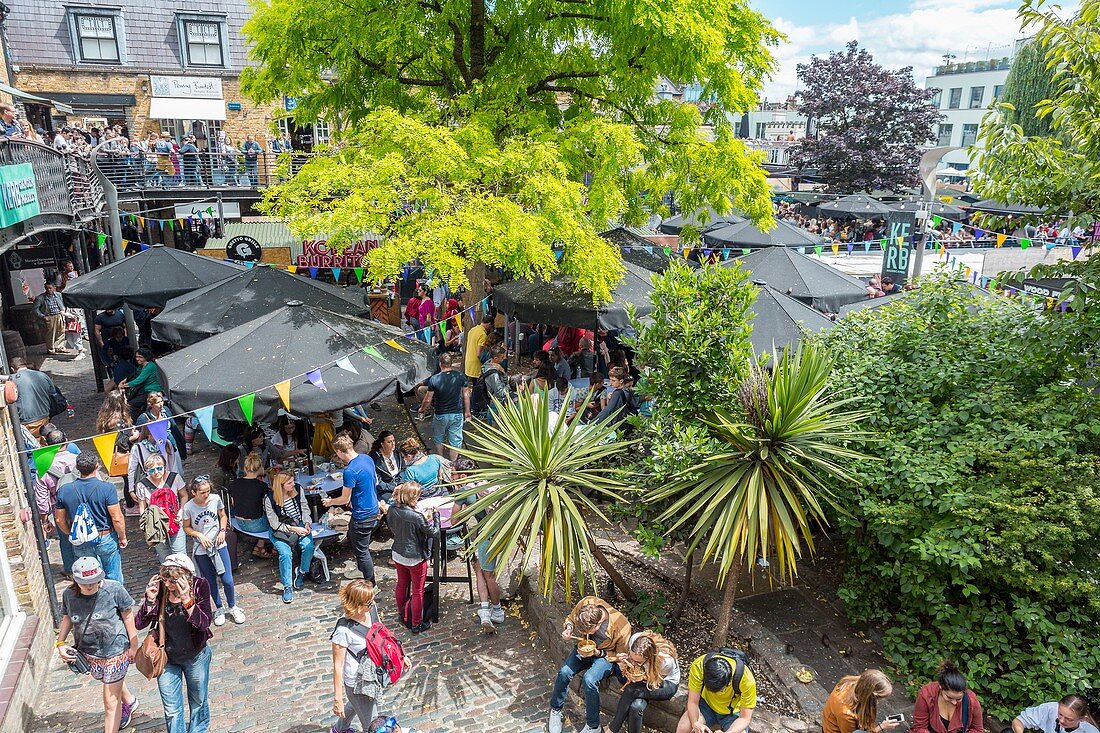 Vereinigtes Königreich, London, Camden, Camden Sonntagsmarkt