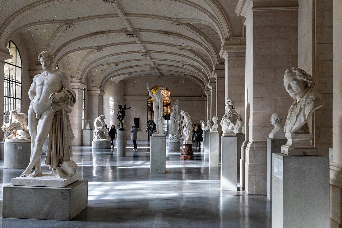 Saal der Skulpturen des 19. Jahrhunderts, Palast der Schönen Künste, Lille, Nord, Frankreich