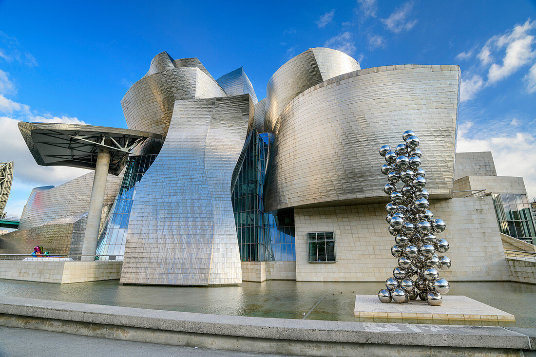 Guggenheim-Museum, Architekt Frank O. Gehry, Bilbao, Baskenland, Spanien