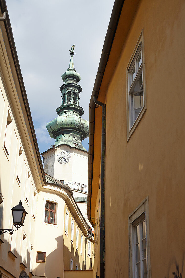 Michael Gate and Tower in Bratislava, Slovakia.