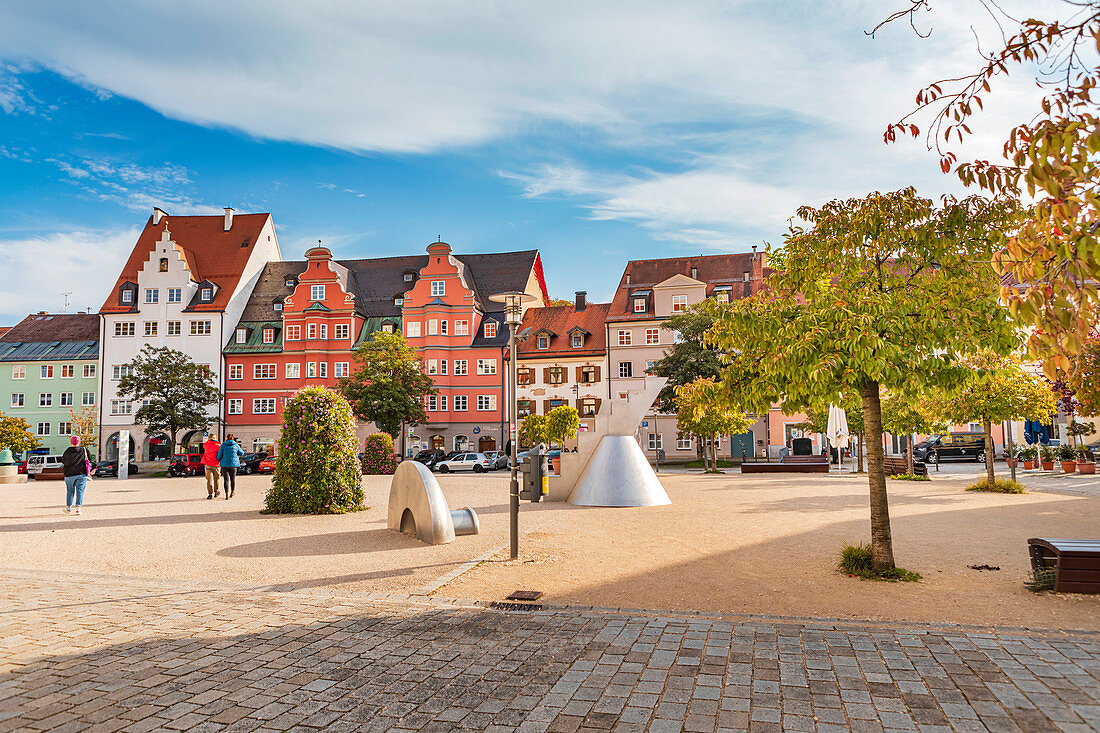 St. Mang Square in Kempten, Bavaria, Germany