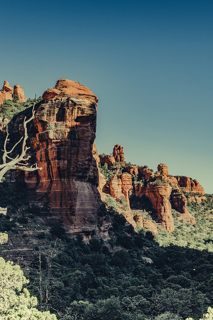 Rock formations at Sedona, Arizona, USA, North America, America