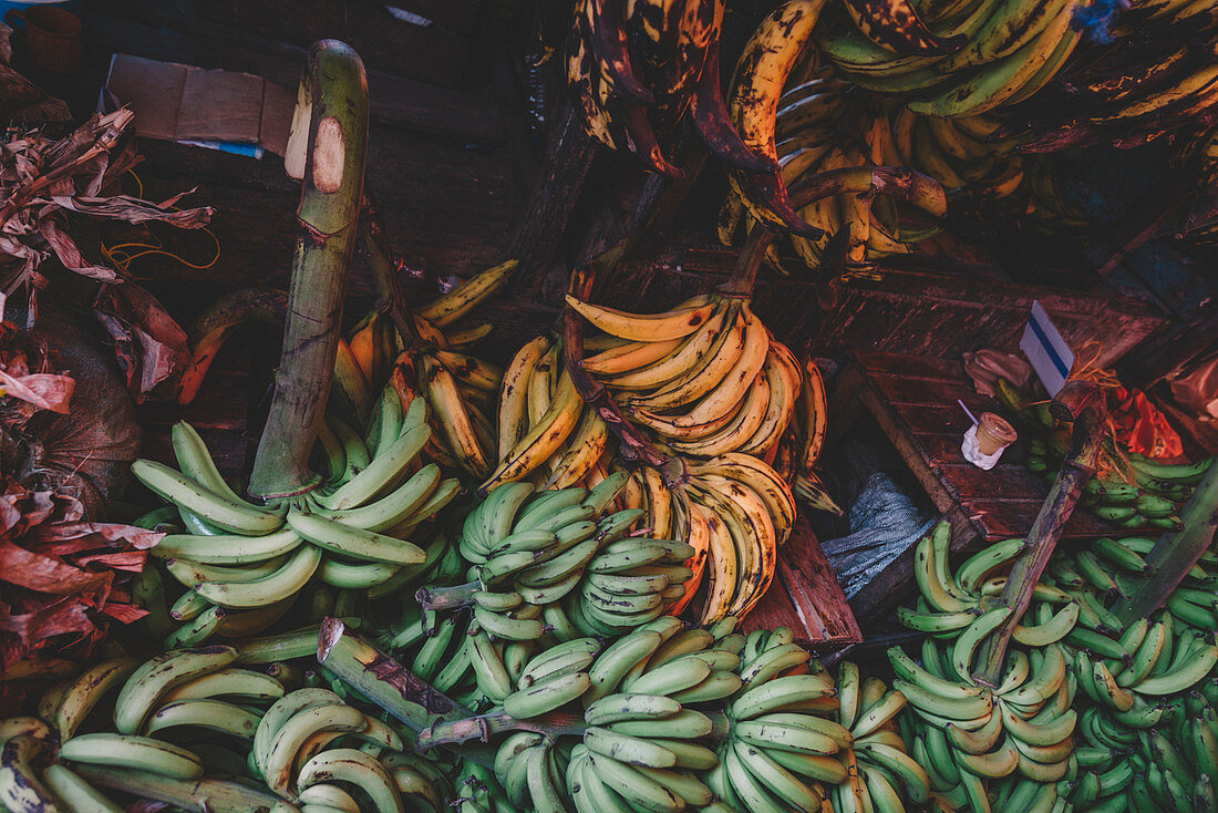 East Africa, Tanzania, Zanzibar, Stone Town fruit market.