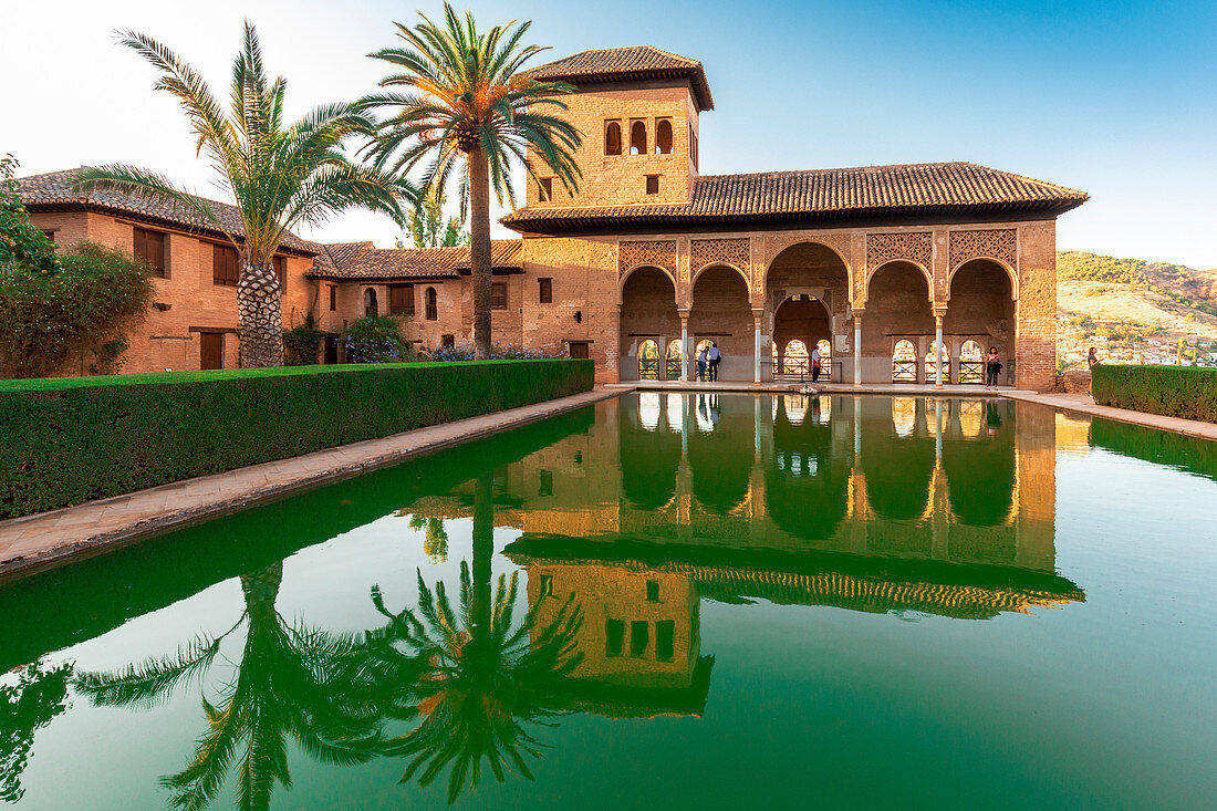 El Partal, Alhambra, Granada, Andalusien, Spanien, Europa