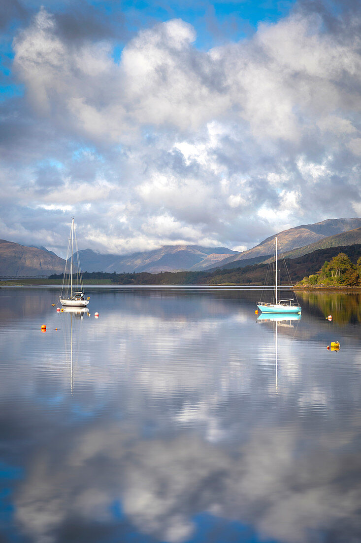 Loch Leven, Glencoe, Highland, Schottland, Großbritannien