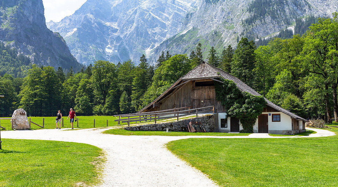 Berchtesgaden National Park, Schönau am Königssee village, Berchtesgadener Land district, Oberbayern Region, Bavaria, Germany