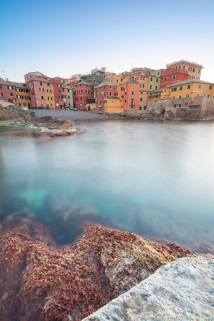 Dawn at Boccadasse, Genoa, Liguria, Italy