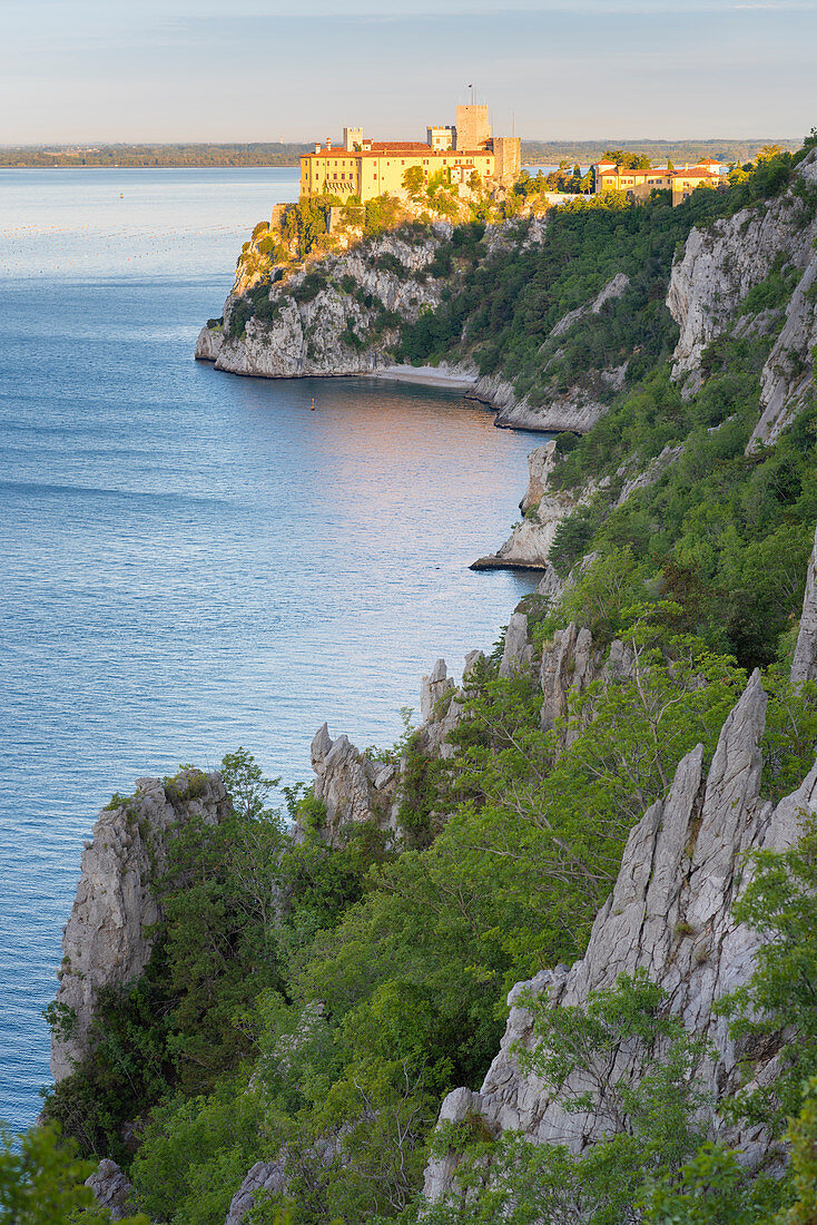 The cliff of Rilke path, Duino, province of Trieste, Friuli Venezia Giulia, Italy