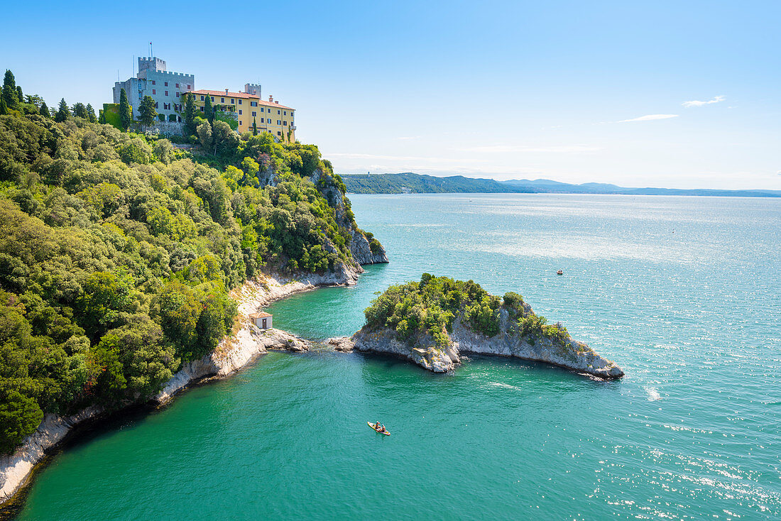 The castle of Duino, province of Trieste, Friuli Venezia Giulia, Italy