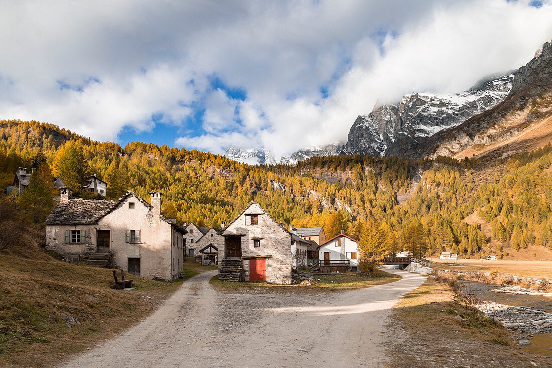 Alpe Devero (Alpe Veglia and Alpe Devero Natural Park, Baceno, Verbano Cusio Ossola province, Piedmont, Italy, Europe)