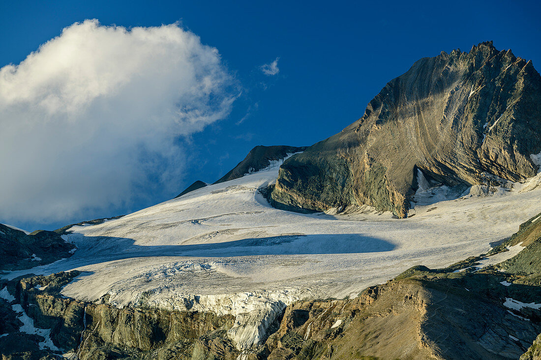 Hofmannspitze mit Teischnitzkees, Glocknergruppe, Hohe Tauern, Nationalpark Hohe Tauern, Osttirol, Österreich