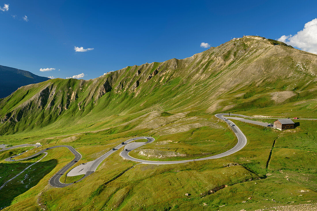 Glockner High Alpine Road with Edelweißspitze, Glockner Group, Hohe Tauern, Hohe Tauern National Park, Salzburg, Austria