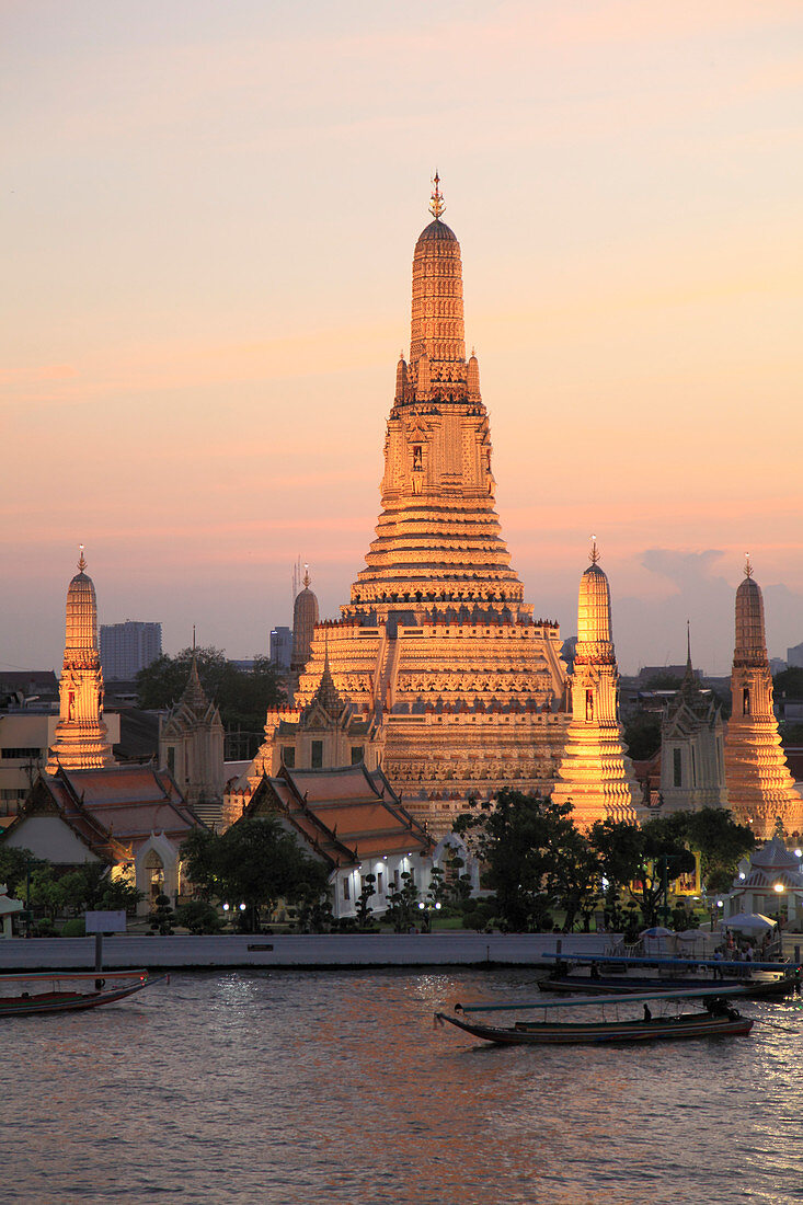 Thailand, Bangkok, Wat Arun, Temple of Dawn, 
