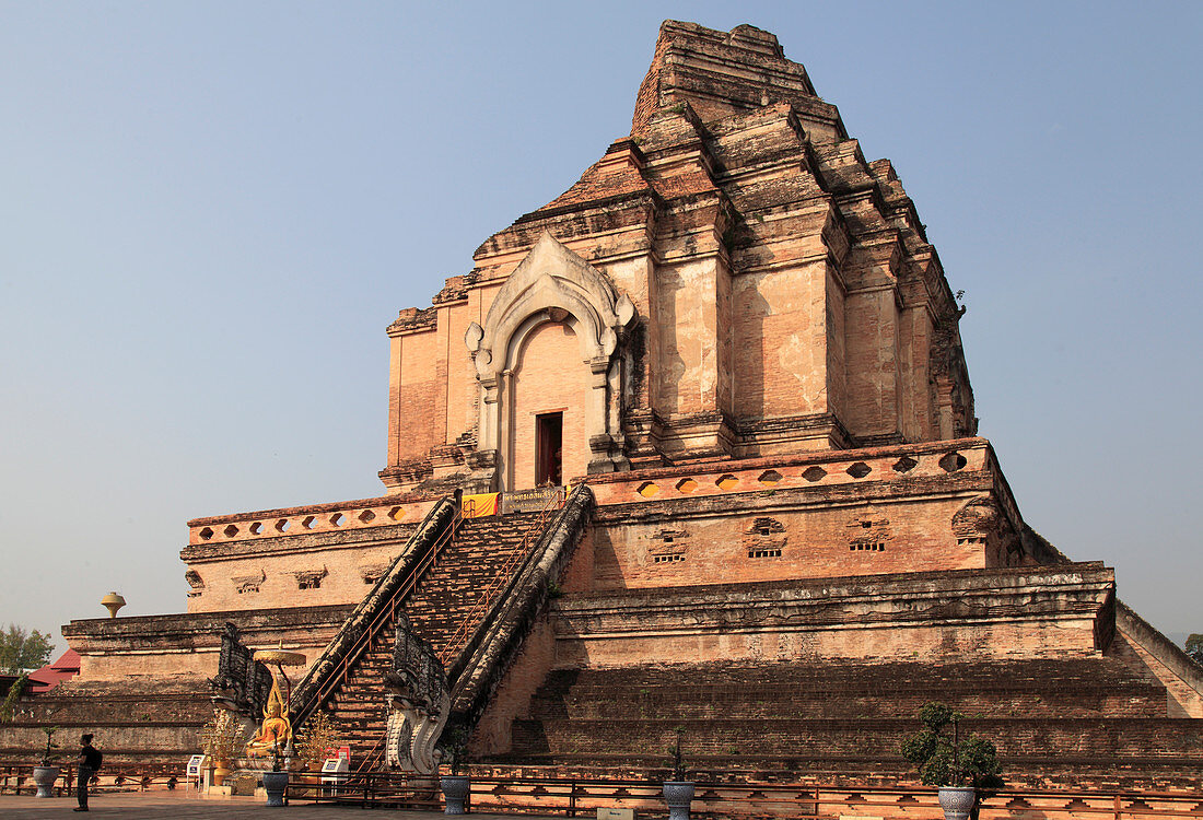 Thailand, Chiang Mai, Wat Chedi Luang, buddhistischer Tempel