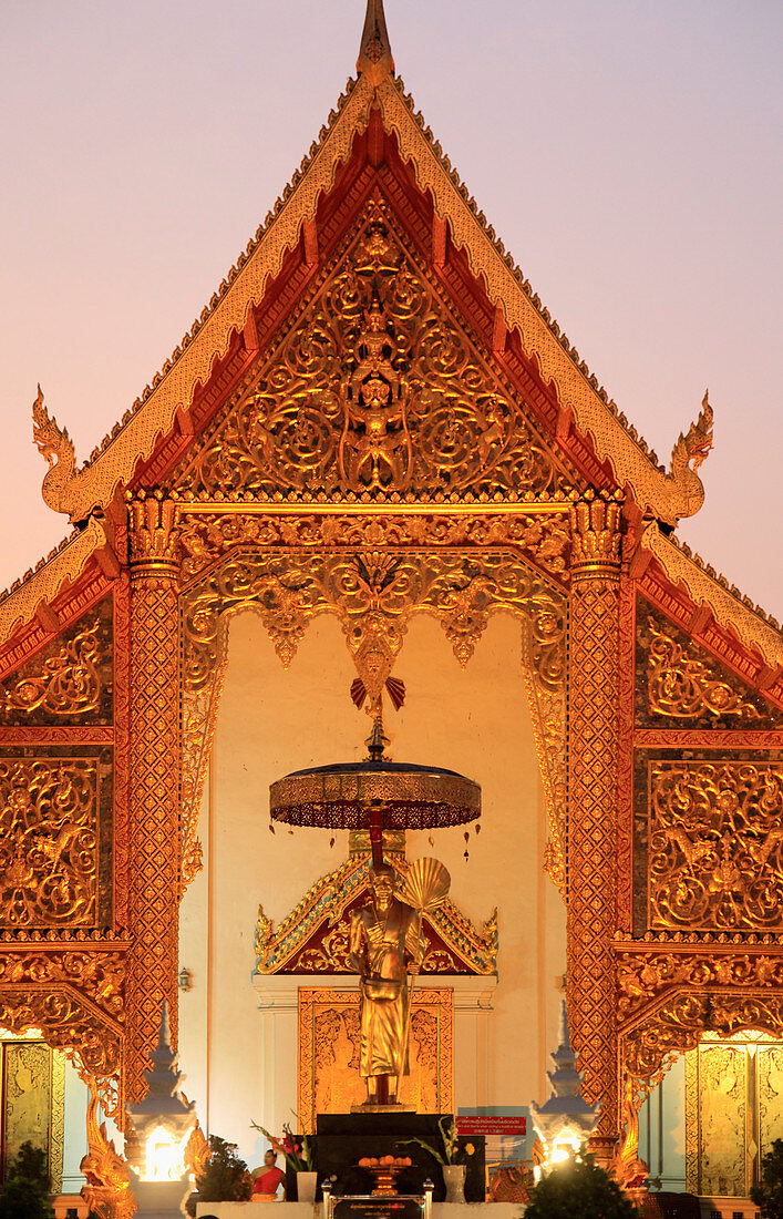 Thailand, Chiang Mai, Wat Phra Singh, buddhistischer Tempel,