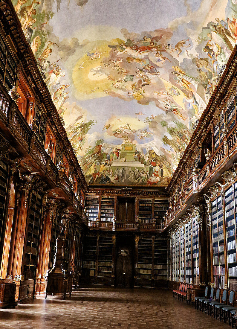 Kloster Strahov und Bibliothek in Prag, Tschechische Republik am 2. März 2018