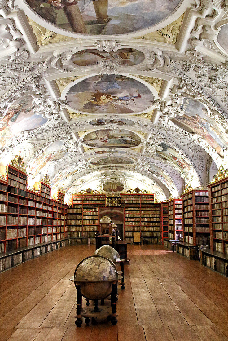 Kloster Strahov und Bibliothek in Prag, Tschechische Republik am 2. März 2018