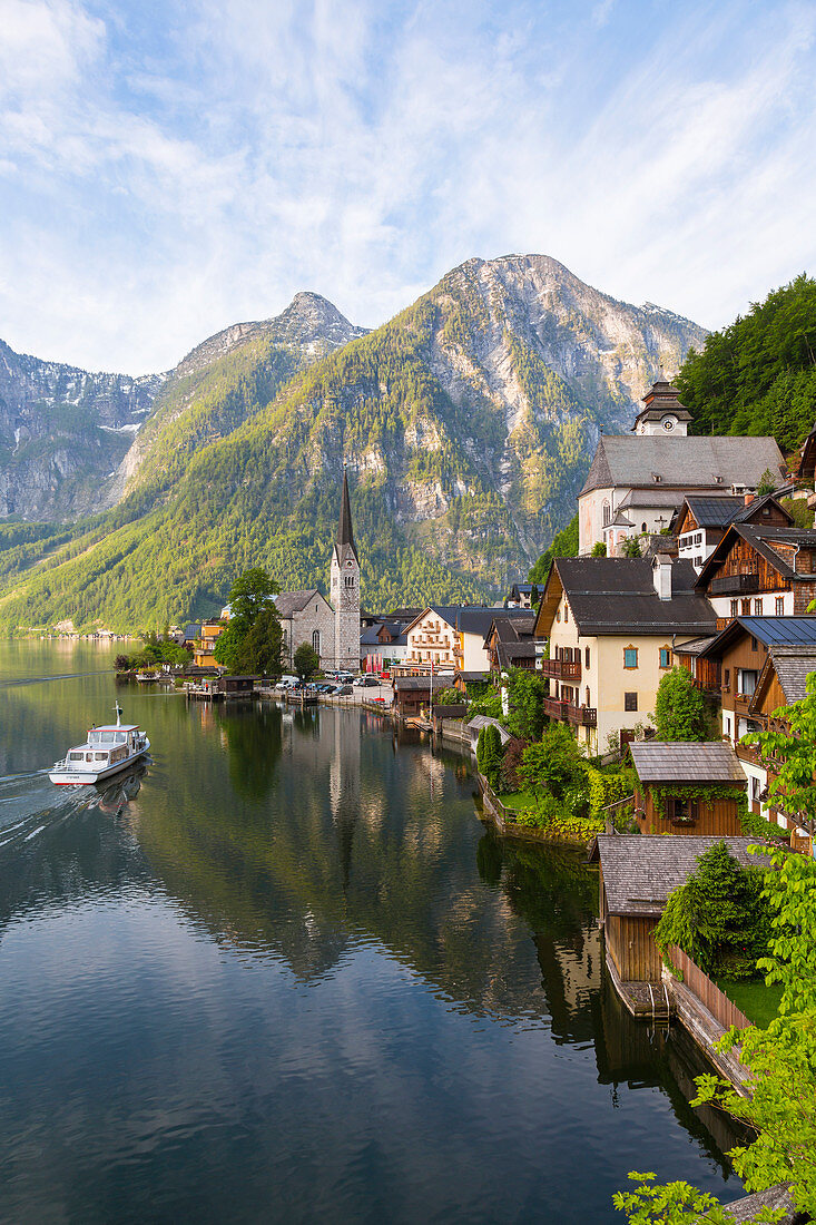 Hallstatt, Salzkammergut, Upper Austria, Austria