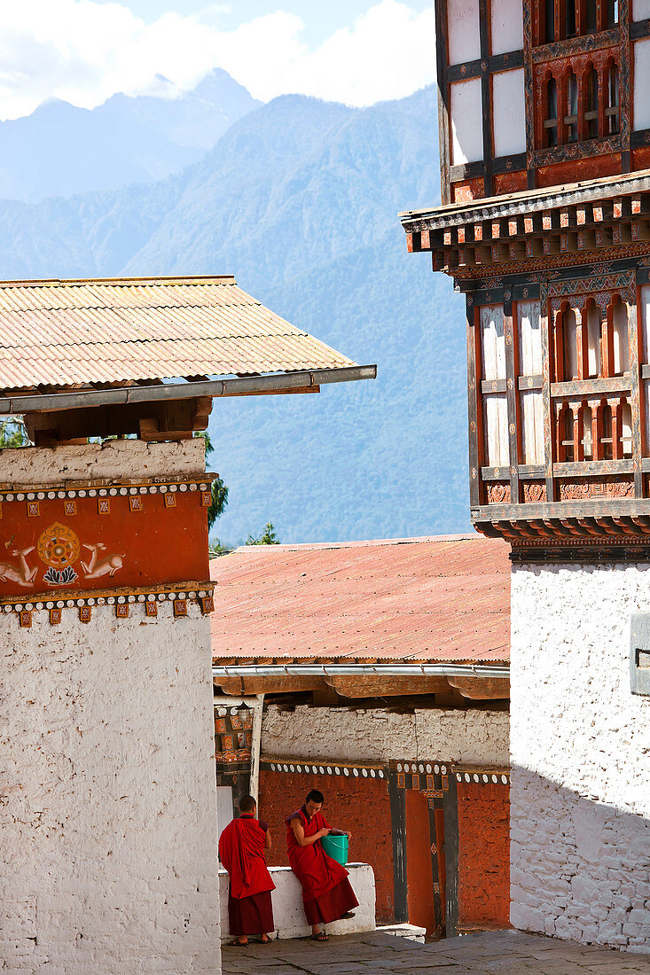 Tongsa Dzong, Buddhist monastery and fortress, in Tongsa, Bhutan