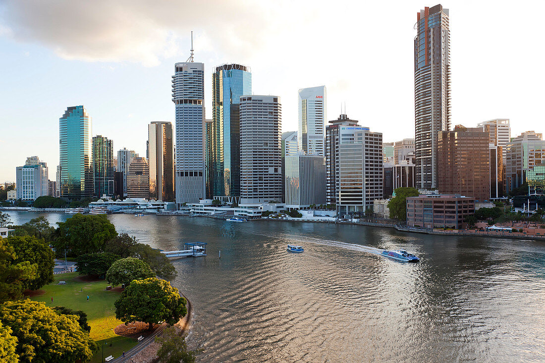 The Central Business District of Brisbane, Queensland, Australia