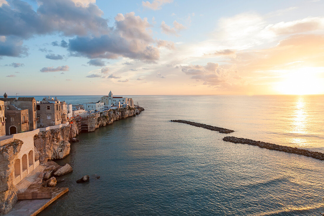 Town with San Francesco church, Puglia, Italy