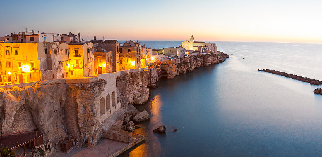 Town with San Francesco church, Puglia, Italy