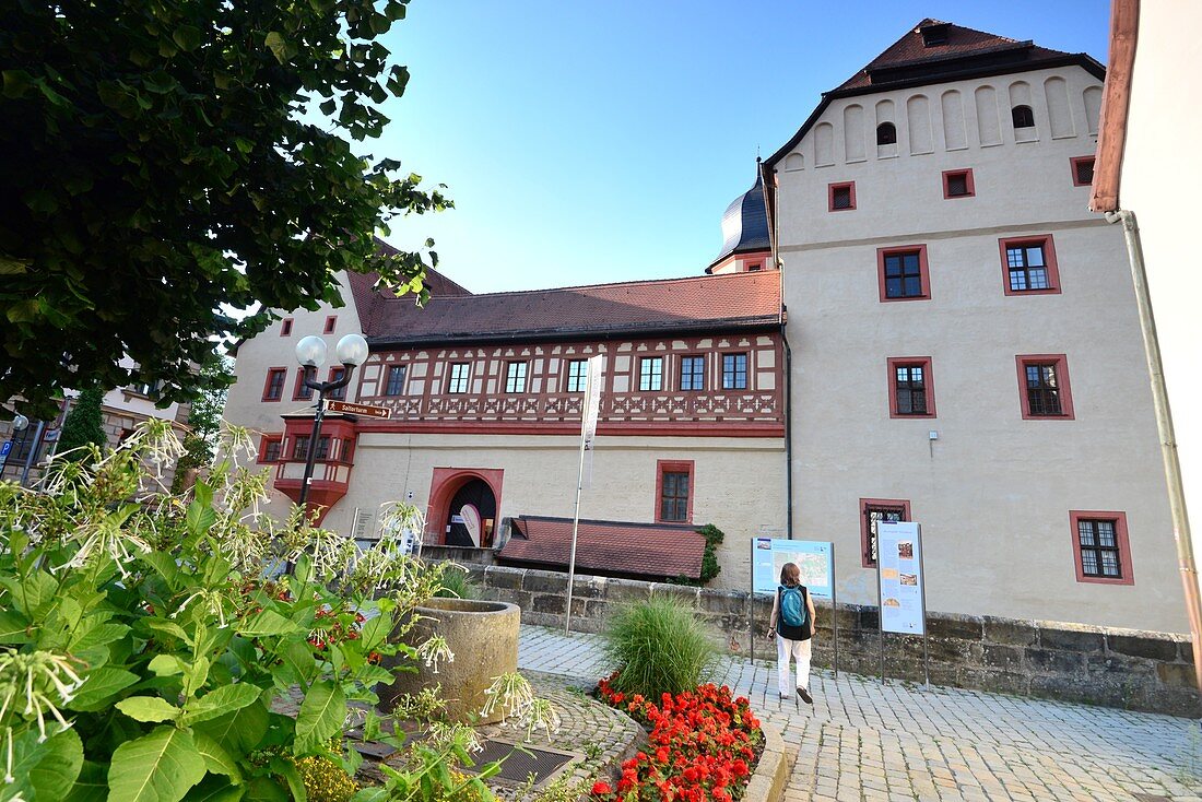 Kaiserpfalz in der Altstadt von Forchheim, Ober-Franken, Bayern, Deutschland