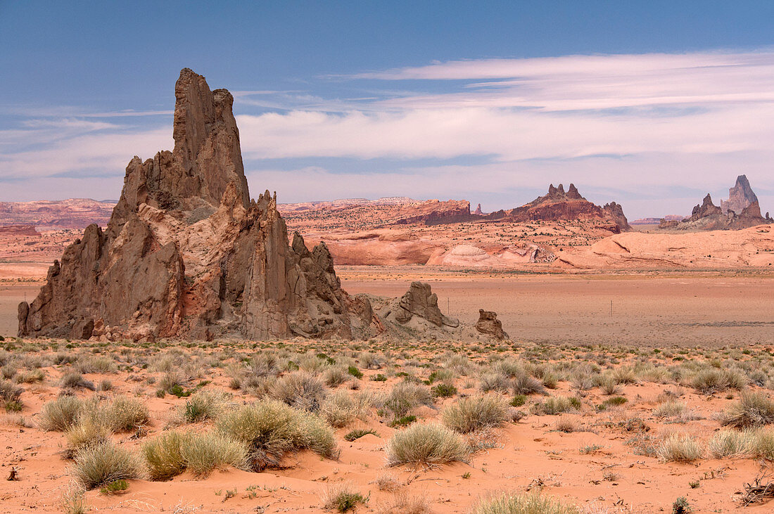 Church Rock bei Kayenta, Arizona, USA