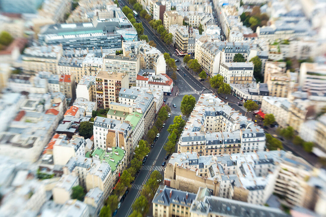 Blick über Paris, Frankreich