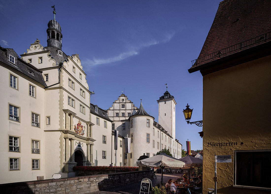 Teutonic Order Castle in Bad Mergentheim, Romantische Strasse, Baden-Wuerttemberg, Germany, Europe