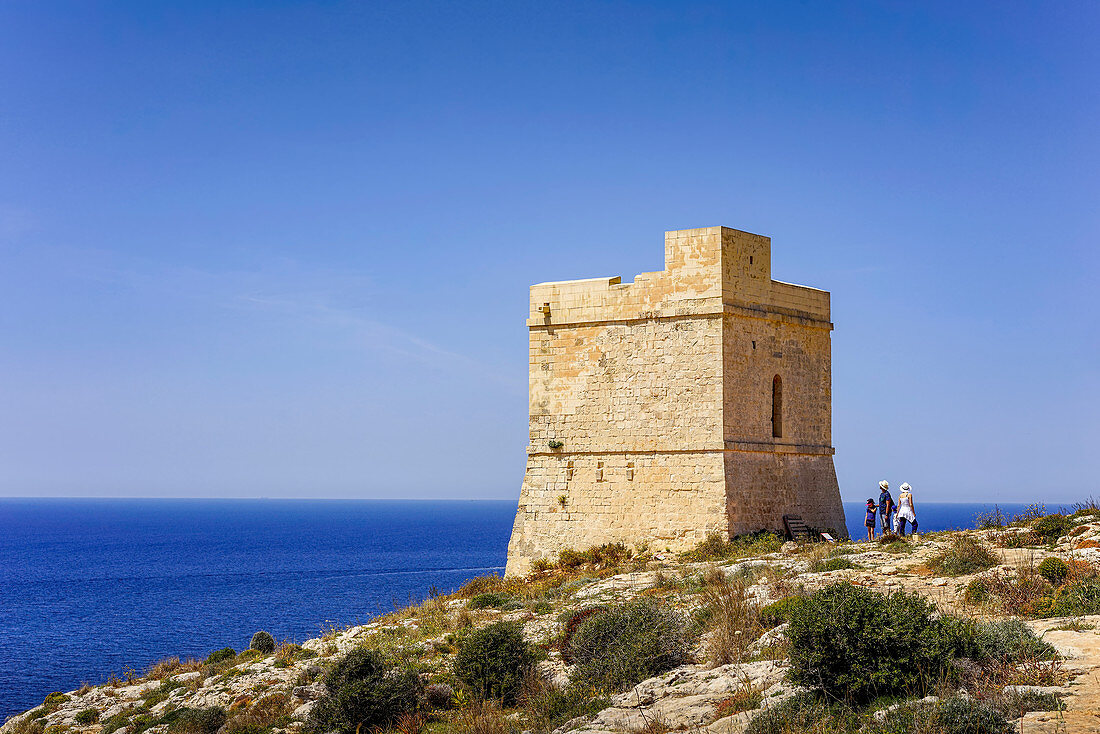 Watchtower on the south coast of Malta