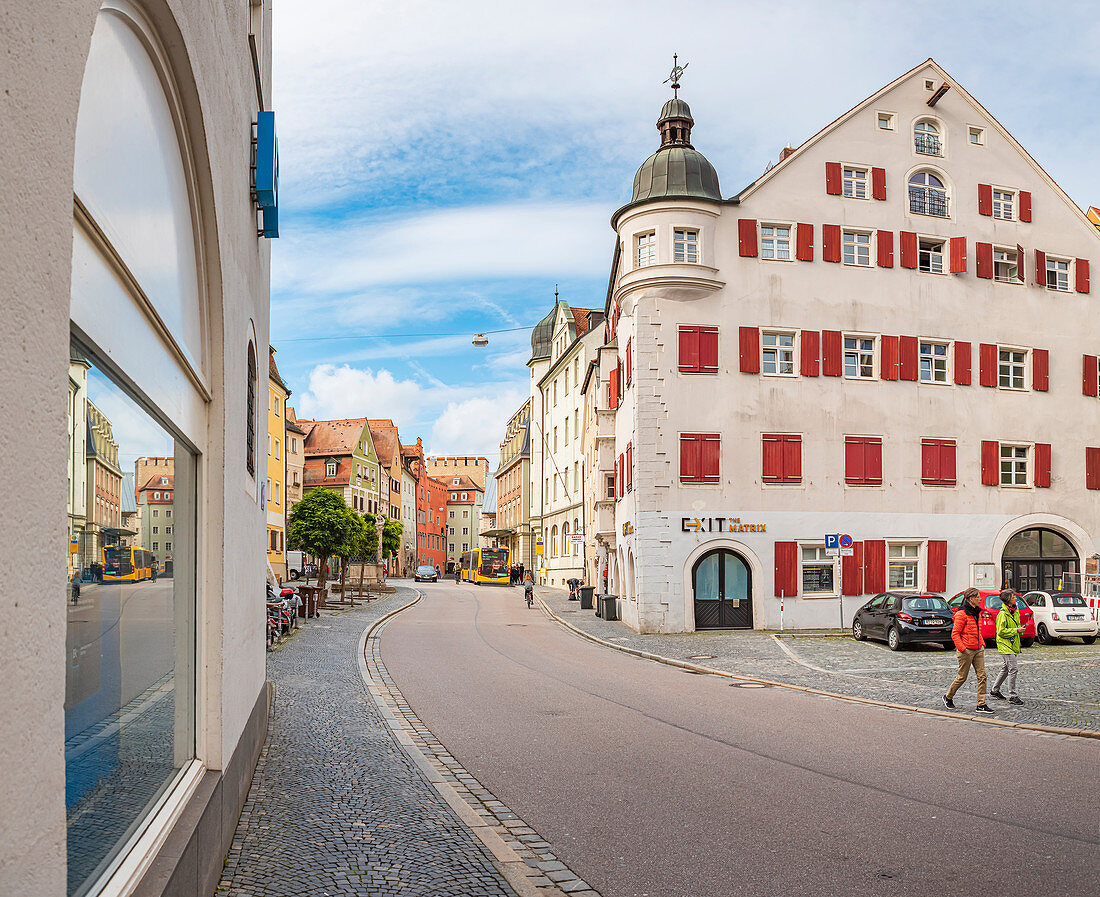 Fish market in Regensburg, Bavaria, Germany