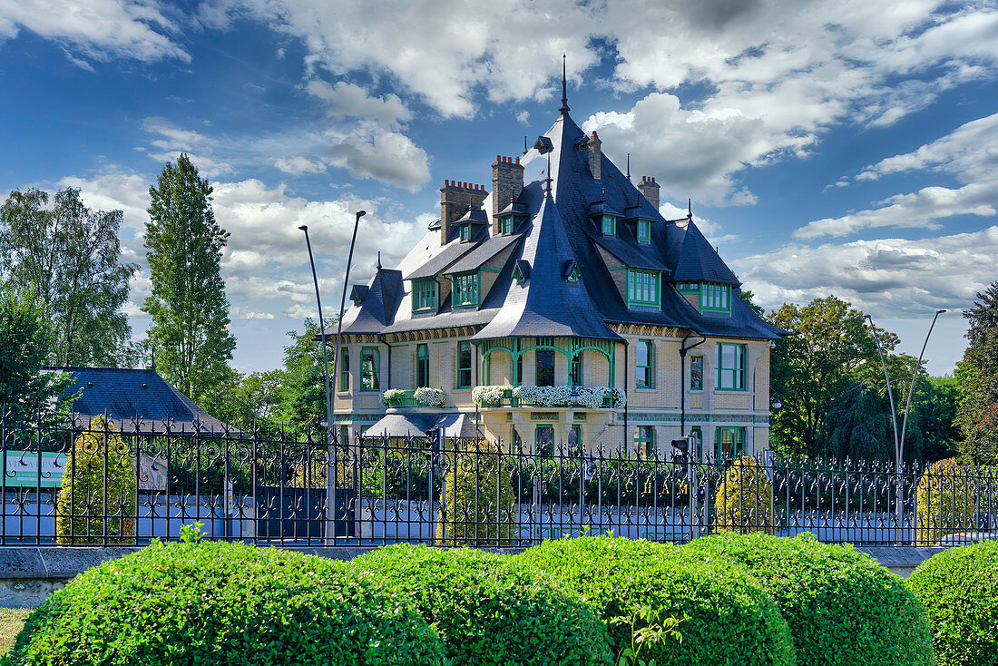Villa Demoiselle, Champagner Haus Pommery, Maison de Champagne Vranken-Pommery Reims, Champagne, Frankreich