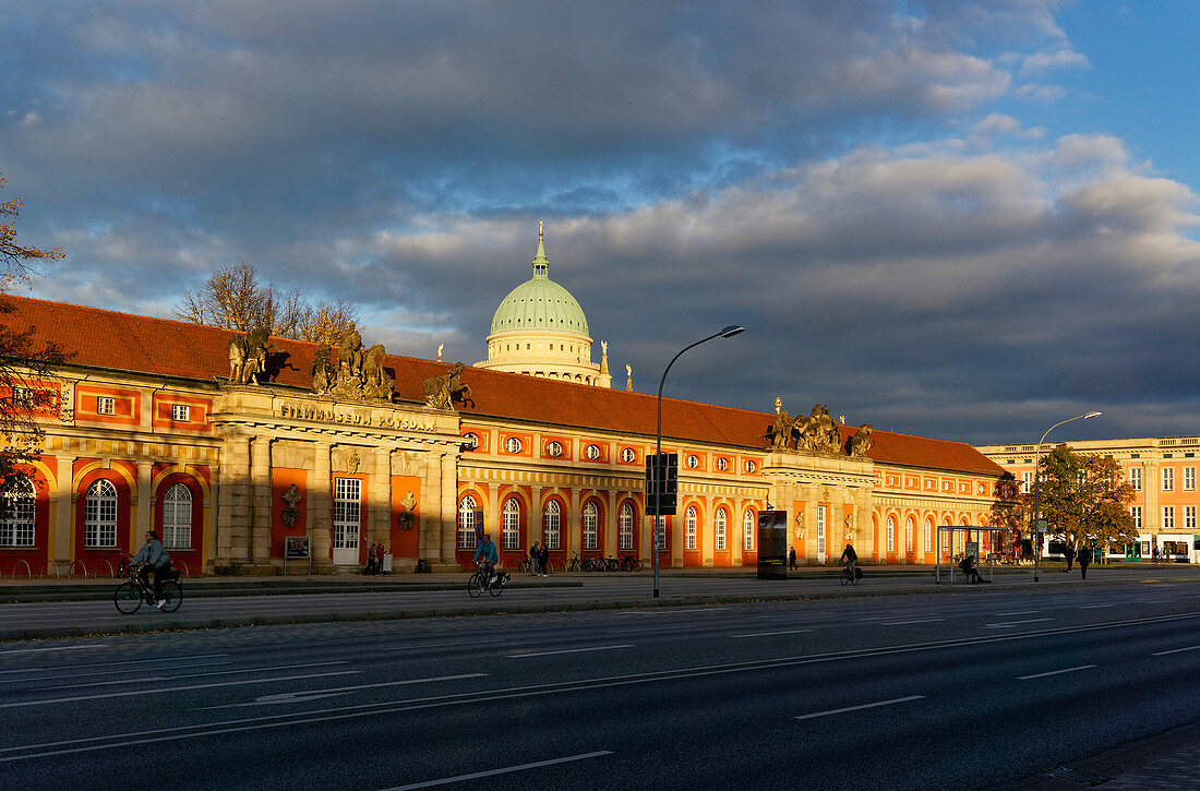 Breite Straße, Filmmuseum, Stadtschloss, Nikolaikirche, Potsdam, Land Brandenburg, Deutschland