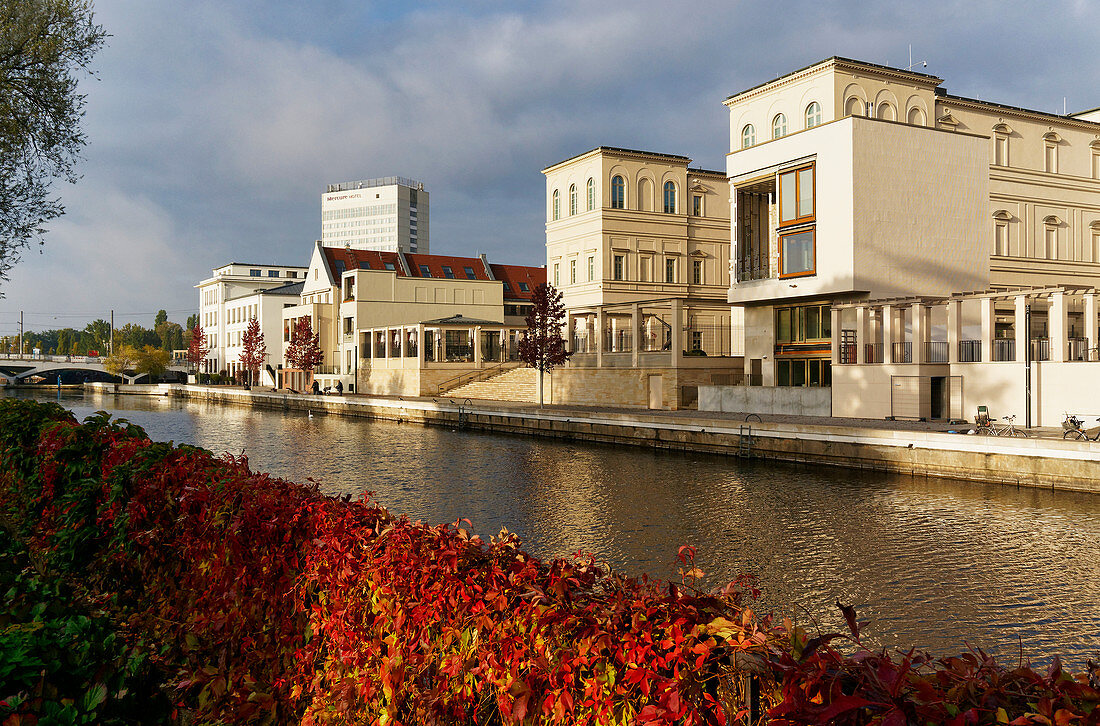 Freundschaftsinsel, Alte Fahrt der Havel, Adolf-Miethe-Ufer, Palais Barberini, Potsdam, Land Brandenburg, Deutschland